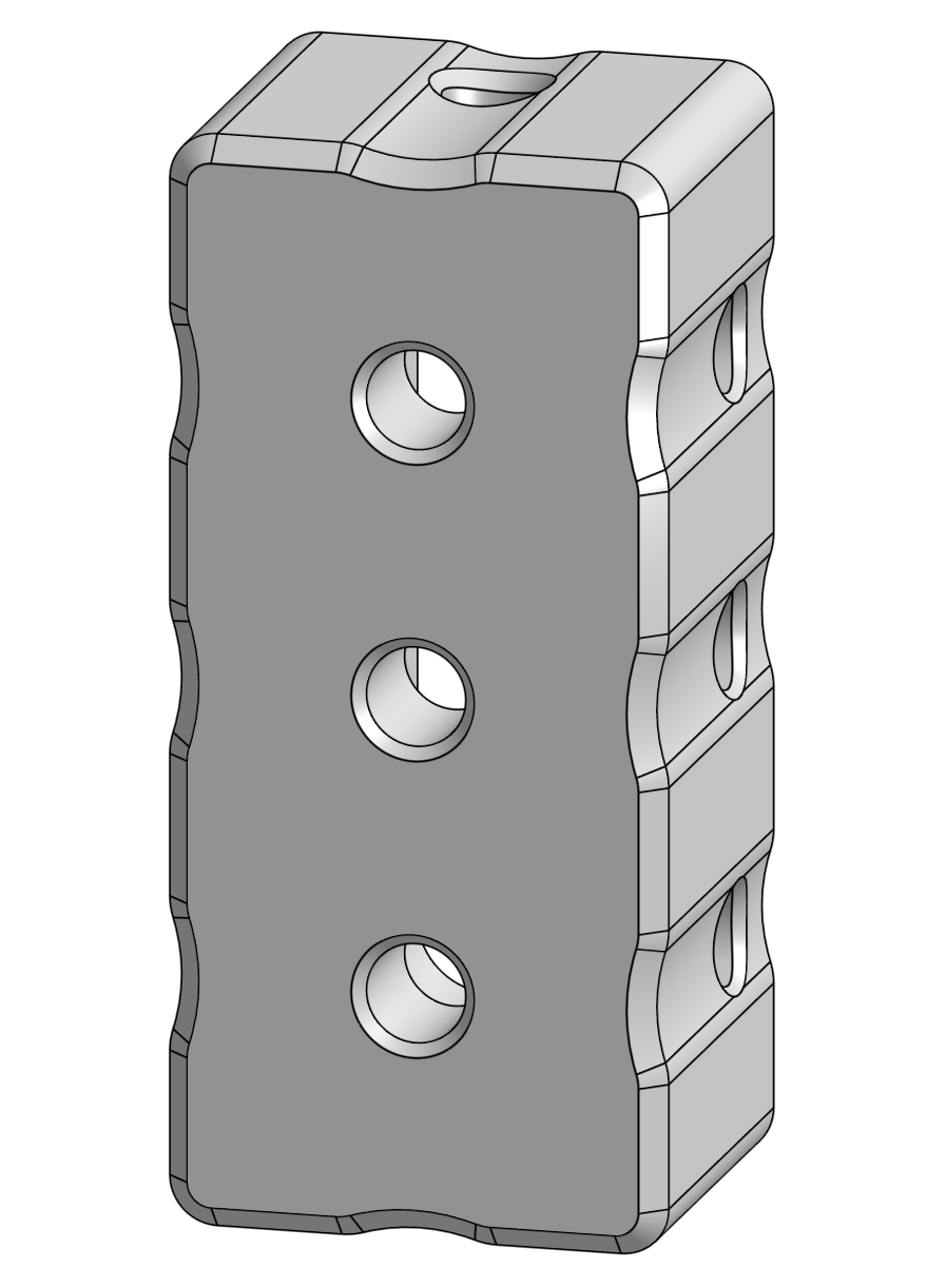 方管鎖塊(適用公制方管)